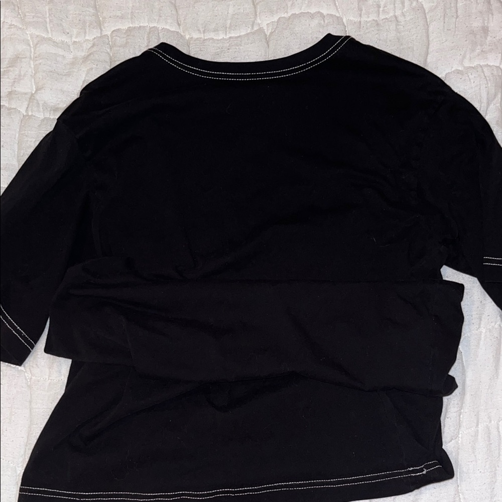 H&M Black Long Sleeve Women's Tee
